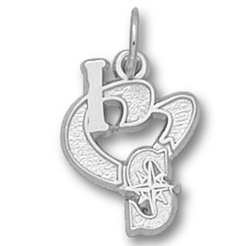 Seattle Mariners I Heart Logo Pendant