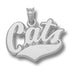 Montana State University CATS Silver Pendant