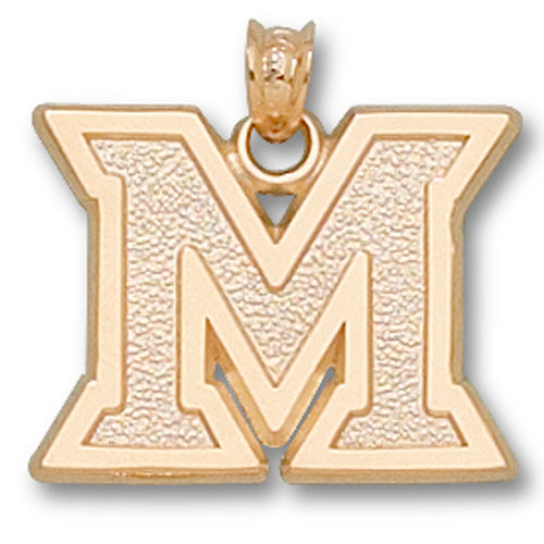 Miami University M 10 kt Gold Pendant