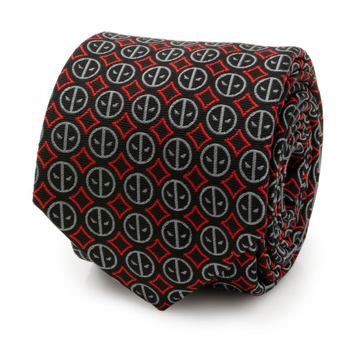 Deadpool Black Men's Tie
