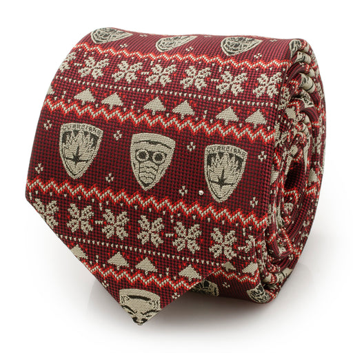 Guardians of the Galaxy Fair Isle Red Men's Tie