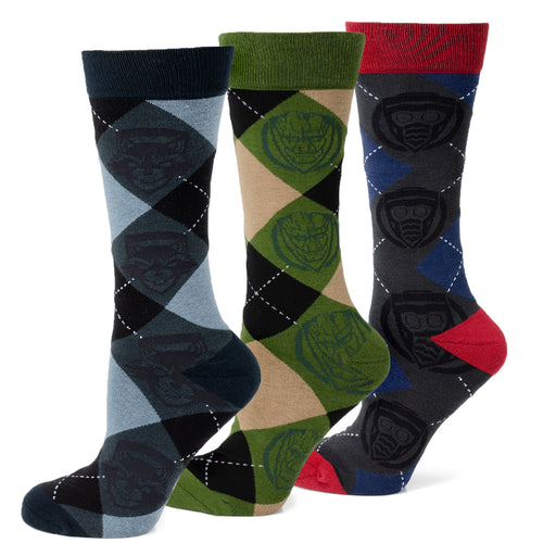 Guardians of the Galaxy Argyle Sock 3 Pack