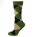 Groot Argyle Green Men's Socks