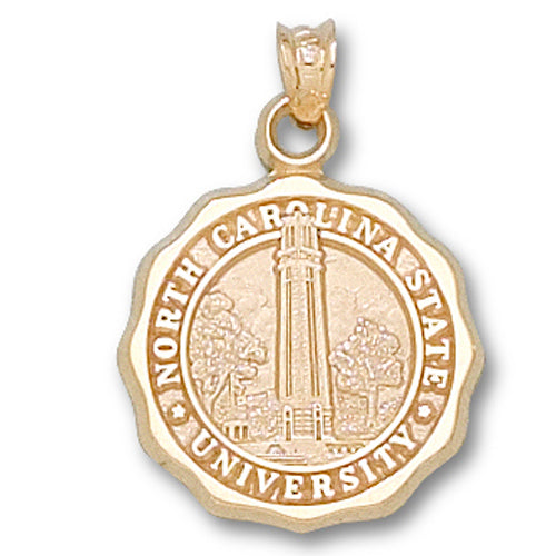 North Carolina State University Seal 10 kt Gold Pendant