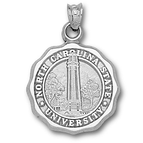 North Carolina State University Seal Silver Pendant
