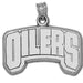 Edmonton Oilers OILERS Silver Pendant