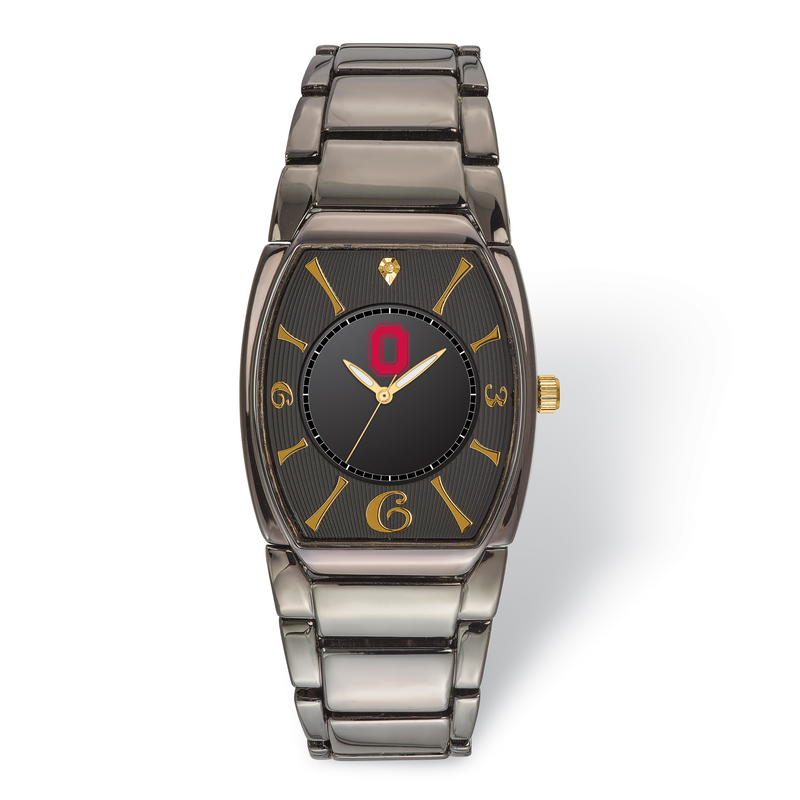 LogoArt Ohio State University Executive Black-plated Watch