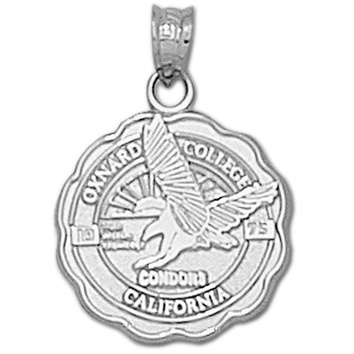 Oxnard College Seal  Silver Pendant