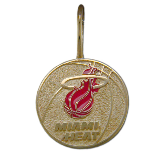 Miami Heat Logo 14 kt Gold Pendant