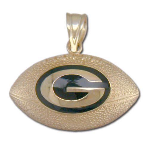 Green Bay Packers Football (Enameled)