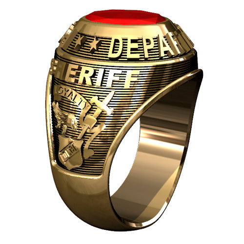 Mens Traditional Police Ring