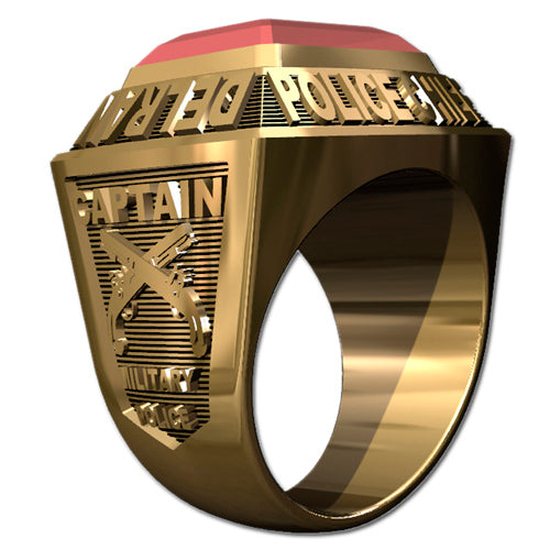 Men's Police Ring - Championship Style I. Made in the USA. β Sports ...