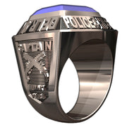 Sterling Silver Mens Championship Style Police Ring -  Type I