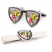 Baltimore Ravens Shield Cufflinks and Tie Bar Gift Set