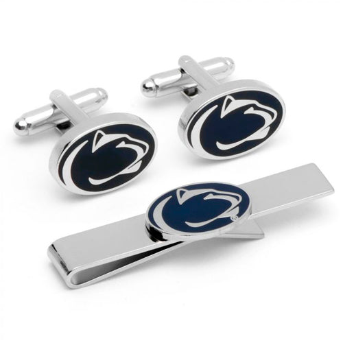 Penn State University Cufflinks and Tie Bar Gift Set