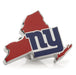 New York Giants State Shaped Lapel Pin