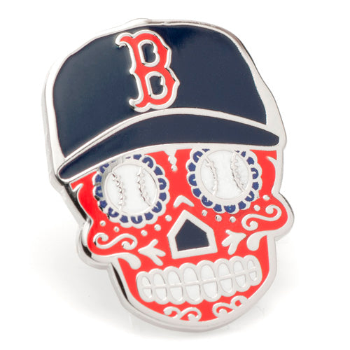 Boston Red Sox Sugar Skull Lapel Pin — Sports Jewelry Super Store
