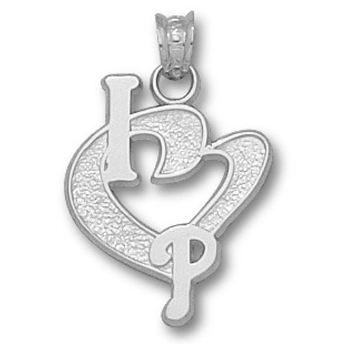 Philadelphia Phillies I Heart Logo Medium Pendant