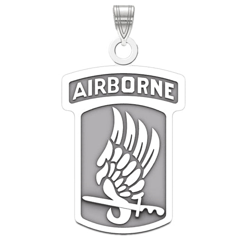 173rd Airborne Brigade Sterling Silver Pendant