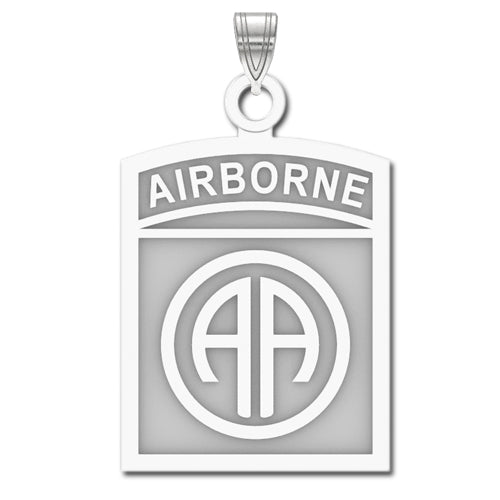 82nd Airborne Division Sterling Silver Pendant