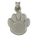 Penn State University Nittany Lions Paw Silver Pendant