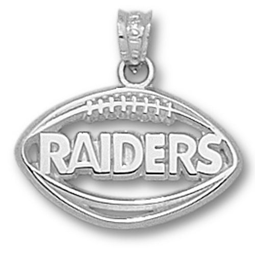 Oakland Raiders Pierced Football