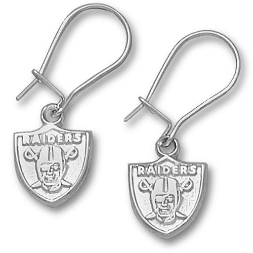 Oakland Raiders Shield Earrings