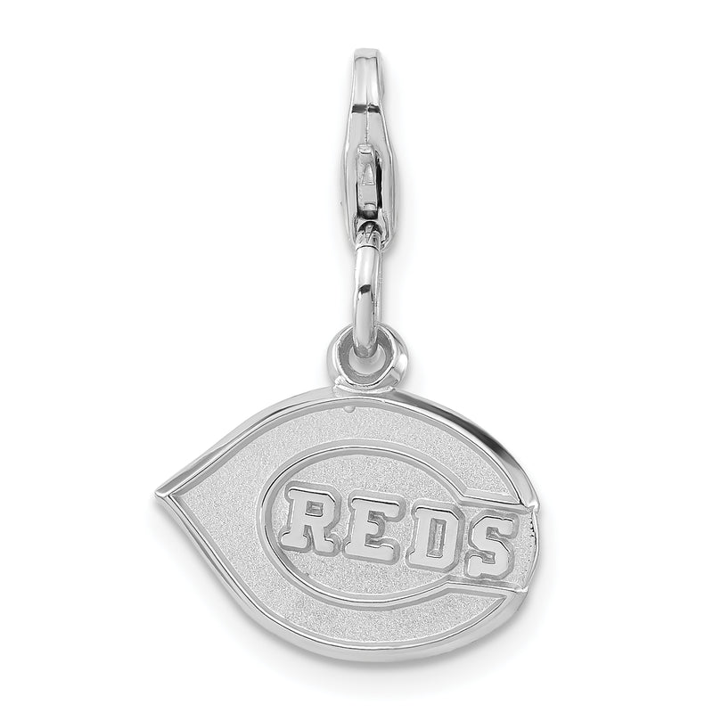 SSMLB Cincinnati Reds Polished Logo w/ Lobster Clasp Charm