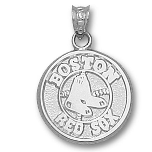 Boston Red Sox Round Logo Silver Pendant