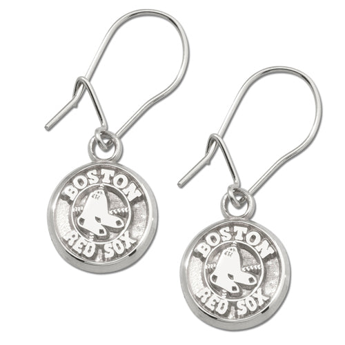 Boston Red Sox Round Logo Earrings 