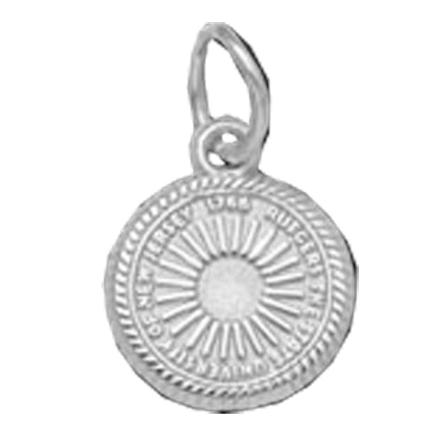 Rutgers University Seal Silver Pendant