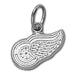 Detroit Red Wings Logo Small Silver Pendant