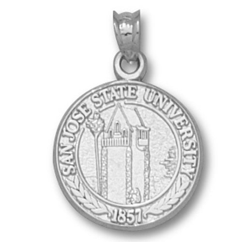 San Jose State University Seal  Silver Pendant