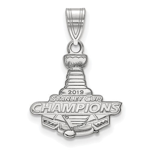 SS 2019 Stanley Cup Champions St. Louis Blues Medium Pendant