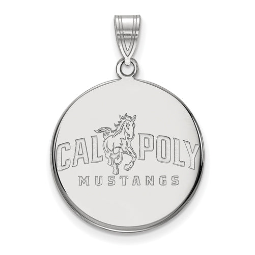 SS California Polytechnic State U Large Disc Pendant