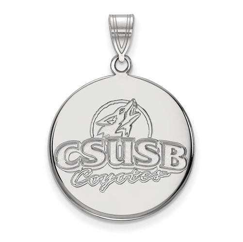 SS California State U San Bernardino Large Disc Pendant