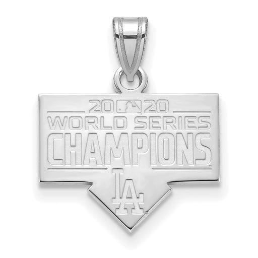SS 2020 World Series Champions Los Angeles Dodgers Small Pendant