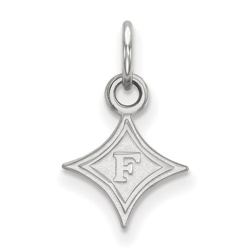 SS F Logo Furman University XS Pendant