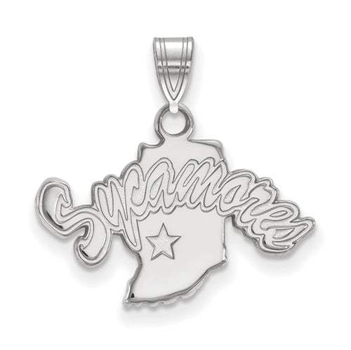 SS Indiana State U Small Pendant