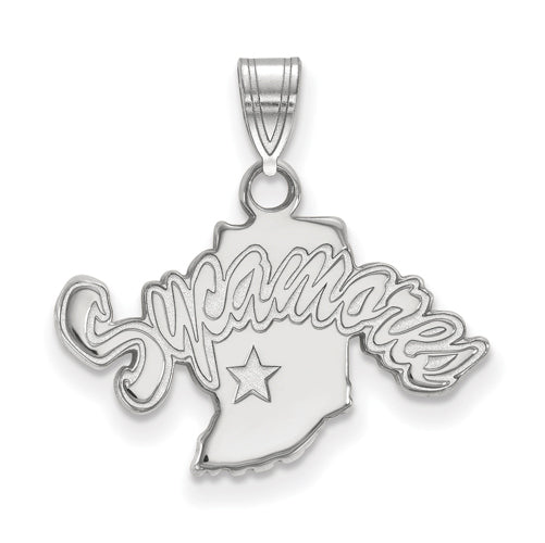 SS Indiana State U Small Pendant