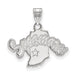 SS Indiana State U Small Pendant