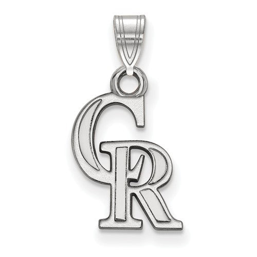 SS MLB  Colorado Rockies Small Pendant