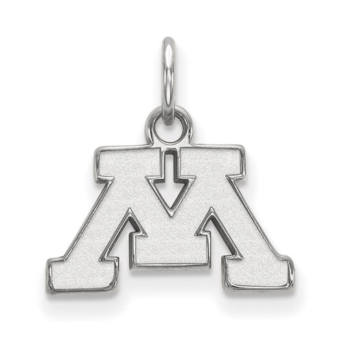 14kw University of Minnesota XS Letter M Pendant