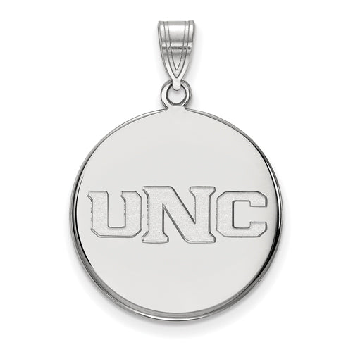 Sterling Silver University of Northern Colorado Large Disc Pendant