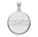 Sterling Silver University of Northern Colorado Large Disc Pendant