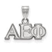 Sterling Silver Rh-plated LogoArt Alpha Epsilon Phi Small Pendant