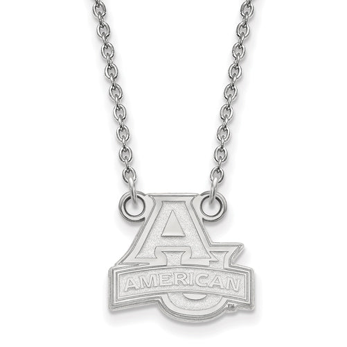 SS American University Small Pendant w/ Necklace