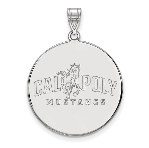 SS California Polytechnic State U XL Disc Pendant