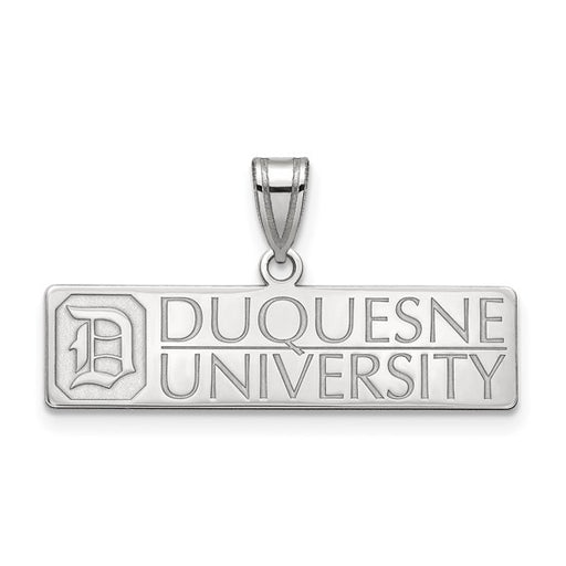 Sterling Silver LogoArt Duquesne University Large Pendant