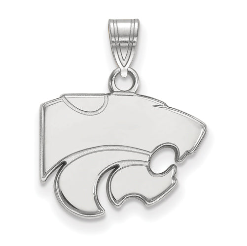 14kw Kansas State University Small Wildcat Pendant